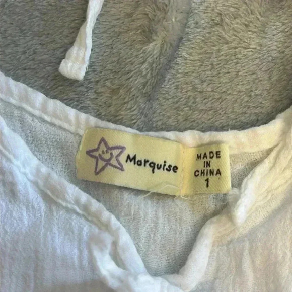 Marquise - White dressy tank top. Size 12 months (1 year) - Picture 2 of 5